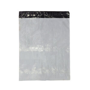 Unprinted Large Courier Bags with Clear Document Pouch